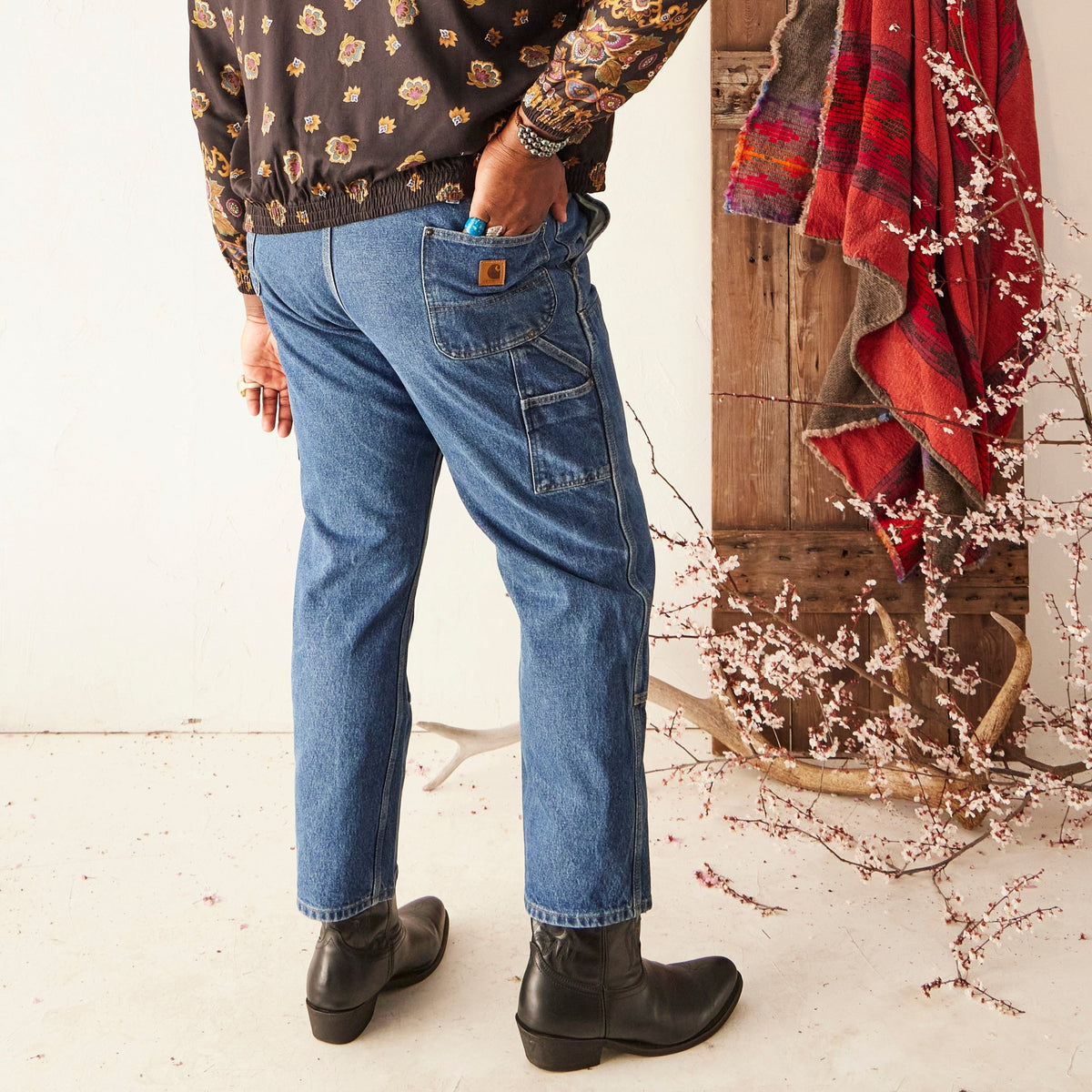 【CARHARTT】DOUBLE KNEE DENIM JEANS Double Knee Pant Denim Carhartt WIP Chino- / Cloth pants in