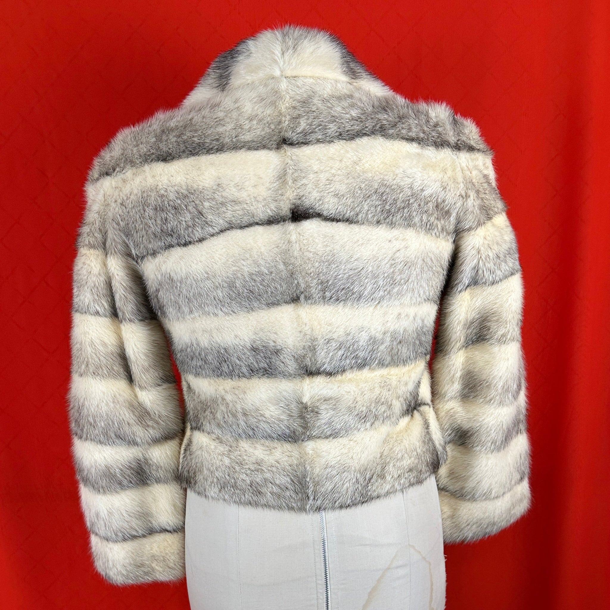 Vintage Two-Tone Fur Jacket