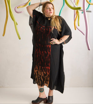 Silk Fire Kaftan
