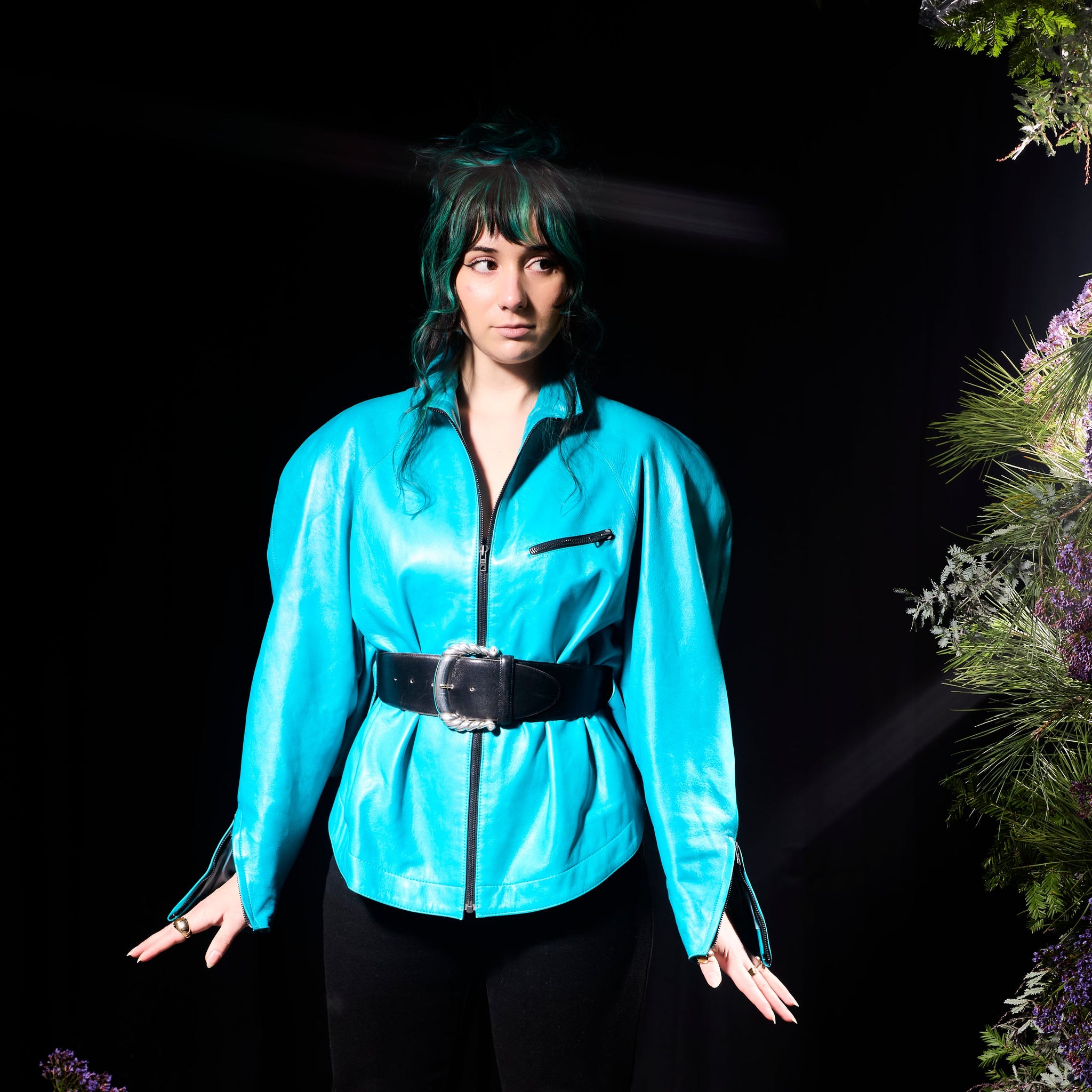 Marc Laurent Turquoise Jacket