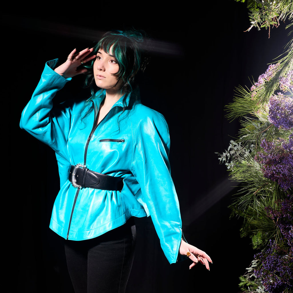 Marc Laurent Turquoise Jacket