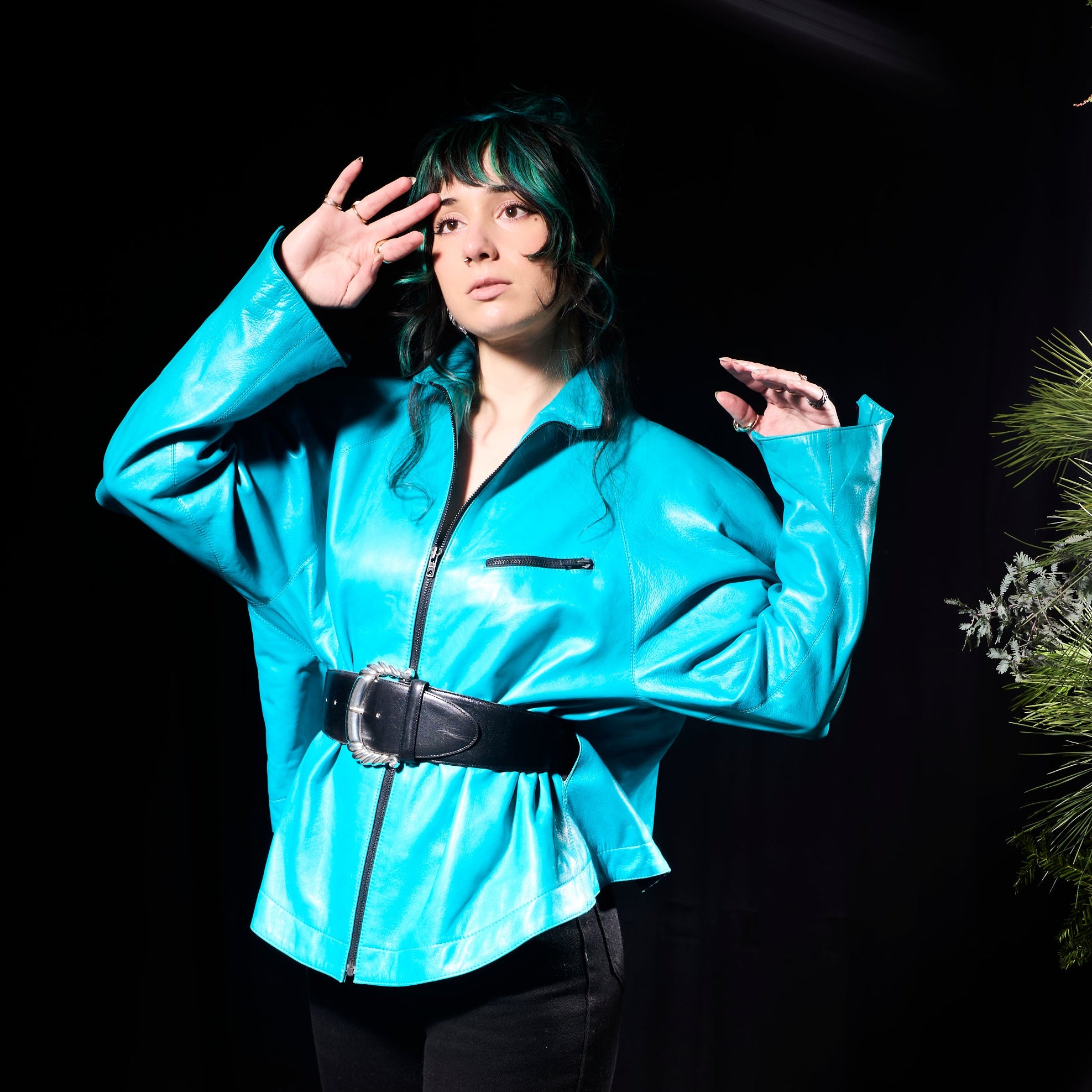 Marc Laurent Turquoise Jacket