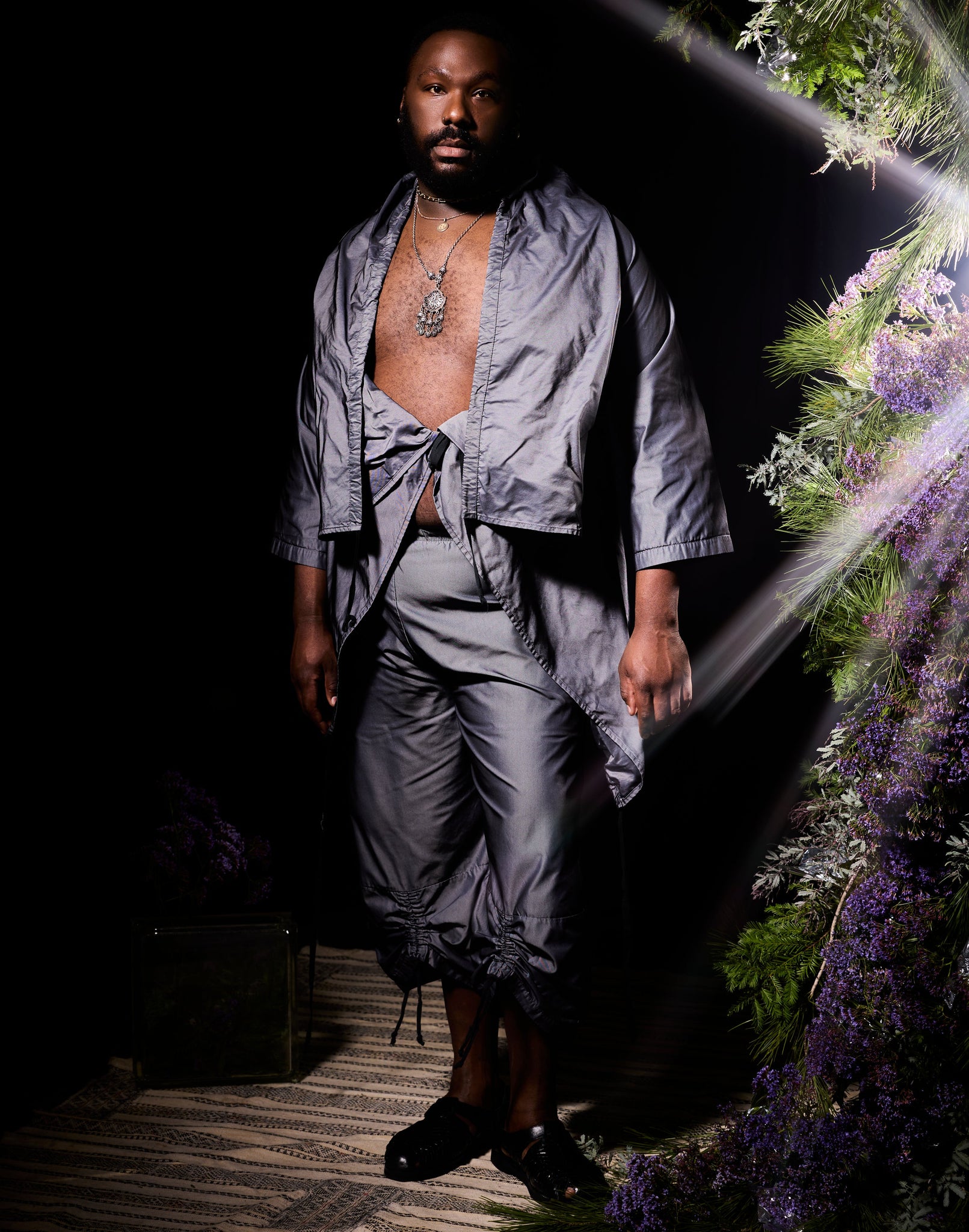 Gunmetal Asymmetrical Set