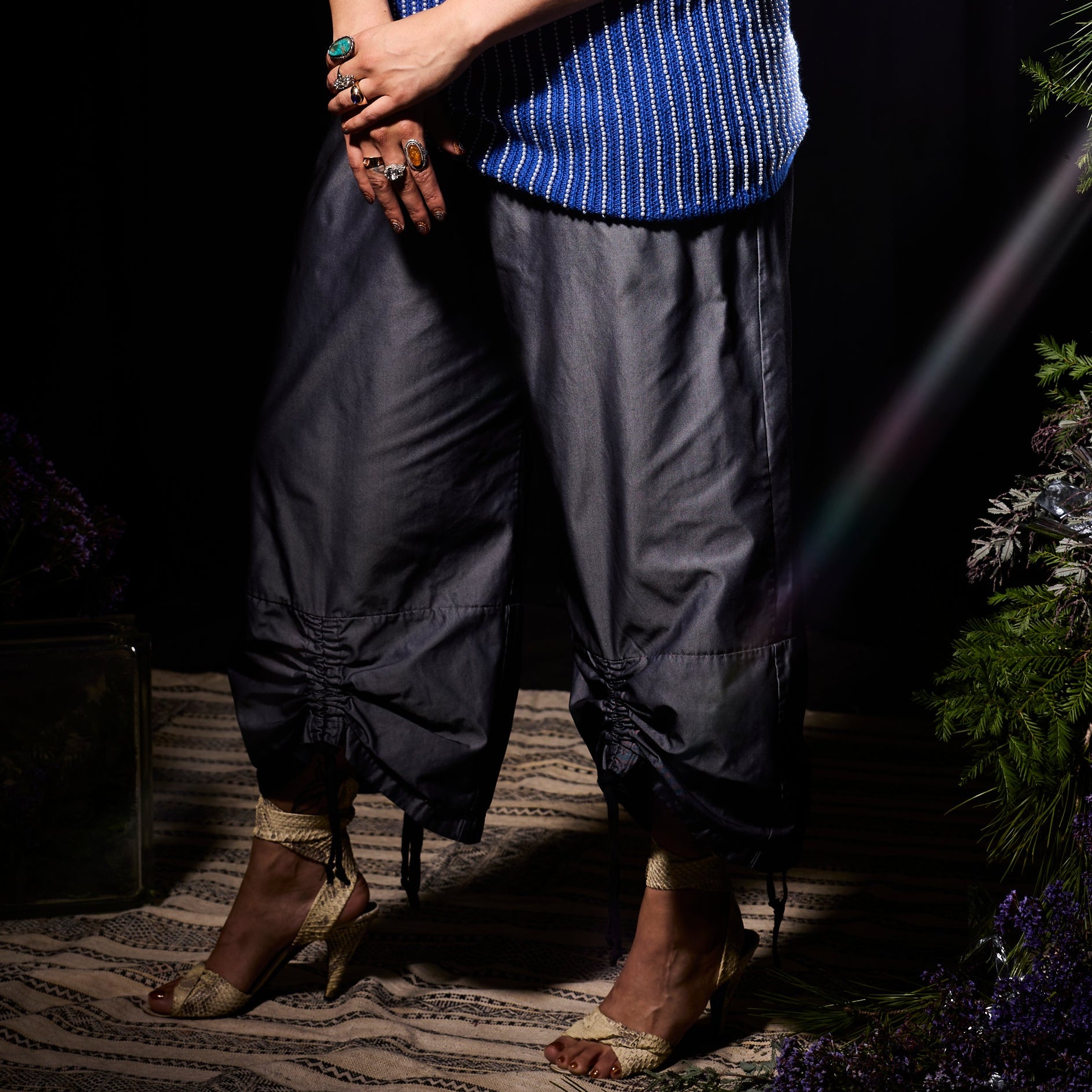 Gunmetal Asymmetrical Set