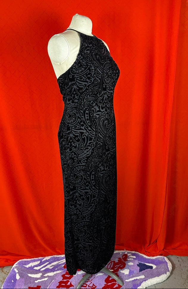 Georgiou Devore Velvet Gown