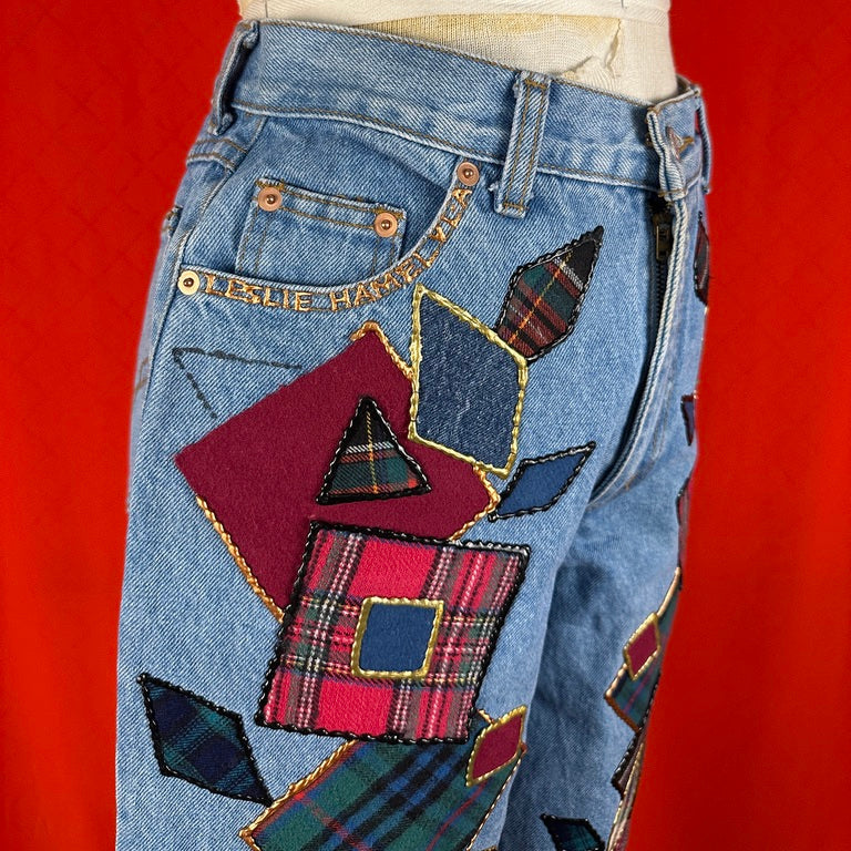 1980's Patchwork Jean