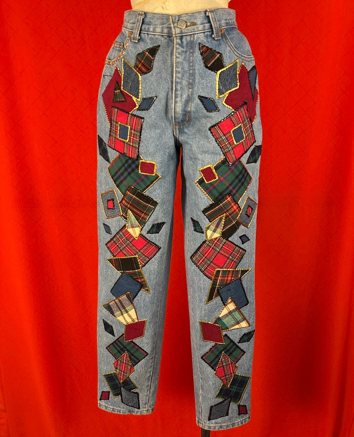 1980's Patchwork Jean