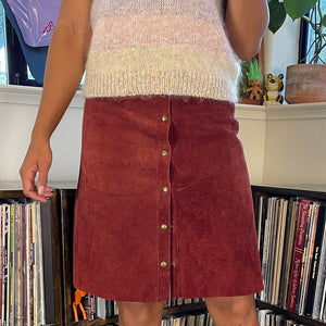 1970's Suede Skirt