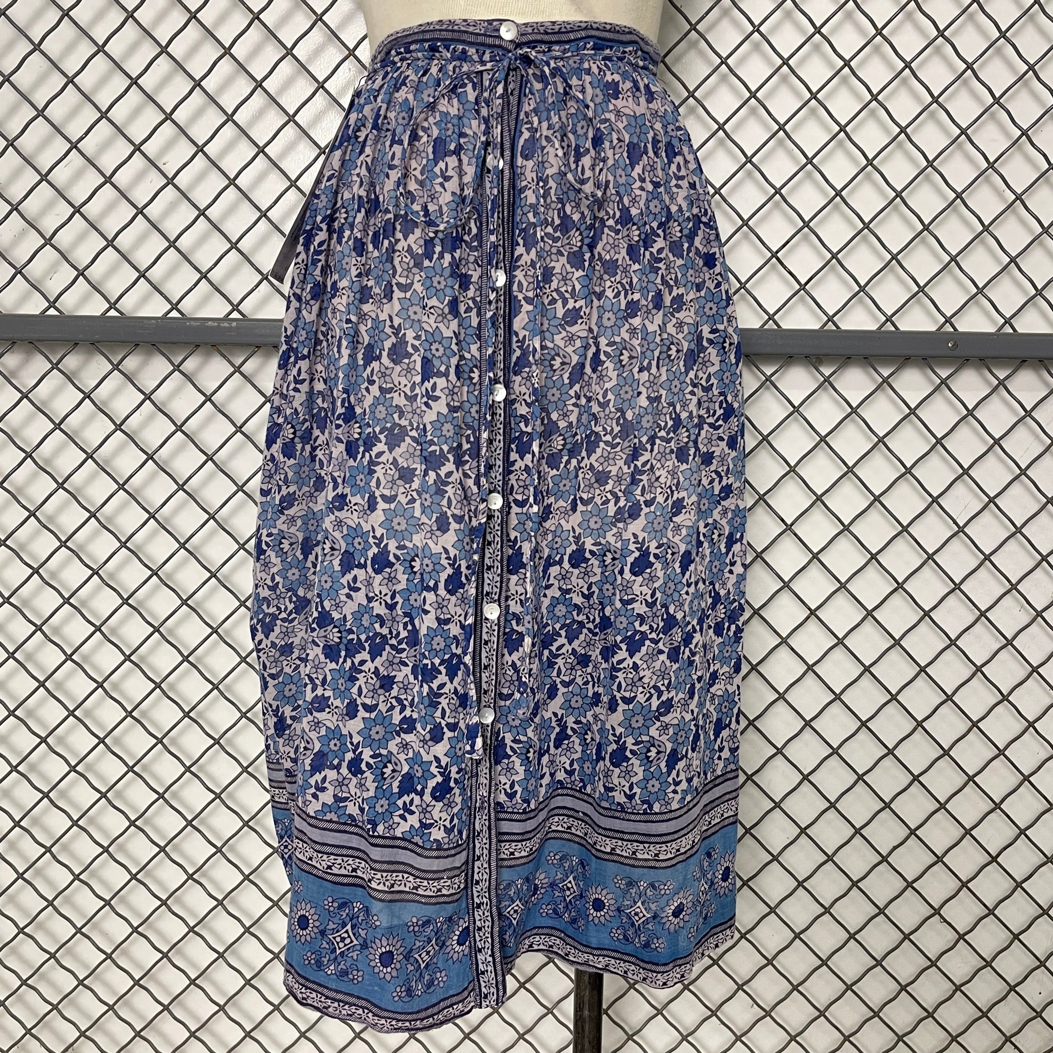 1970's India Cotton Skirt