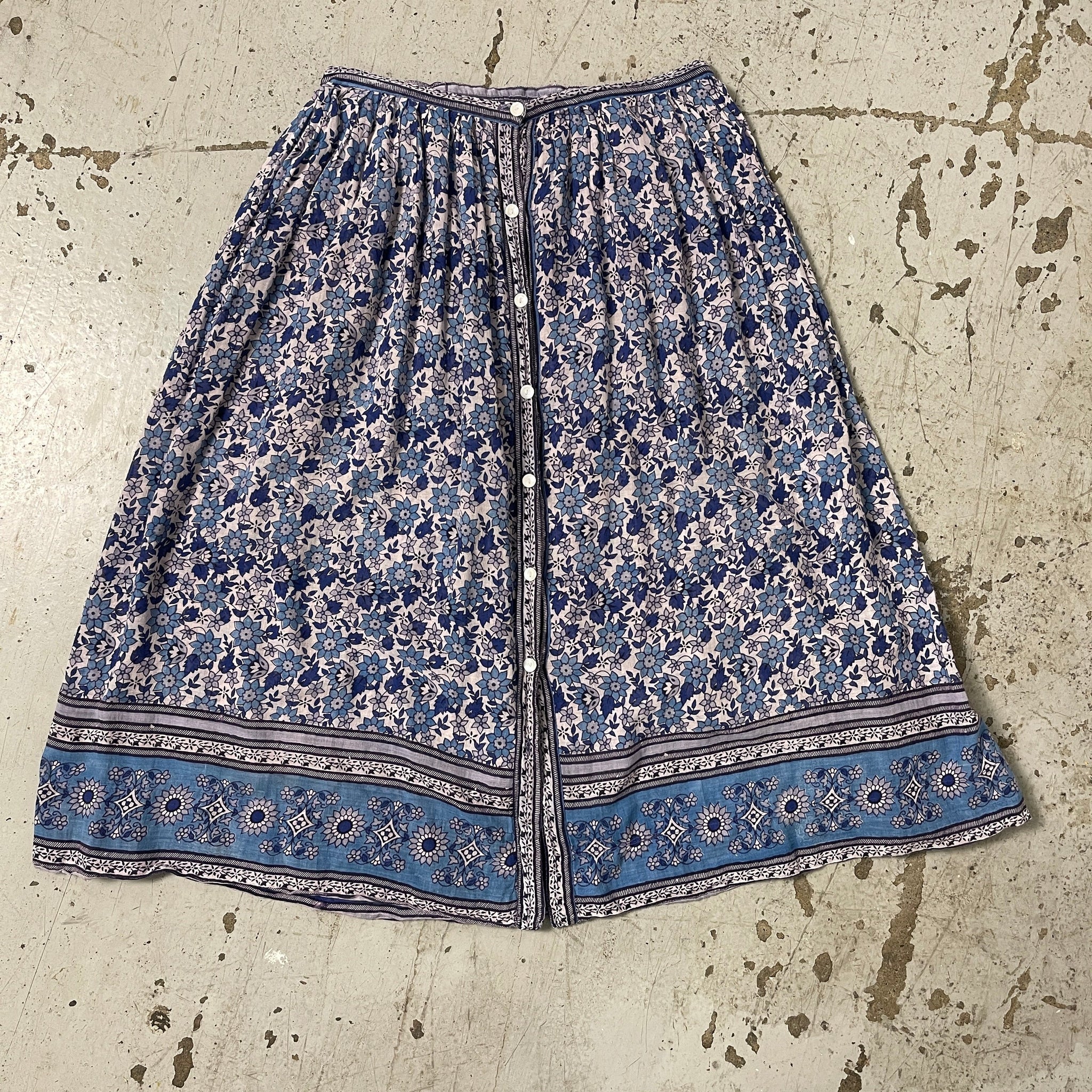 1970's India Cotton Skirt