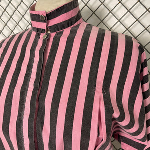 1980's Candy Striper Button Up