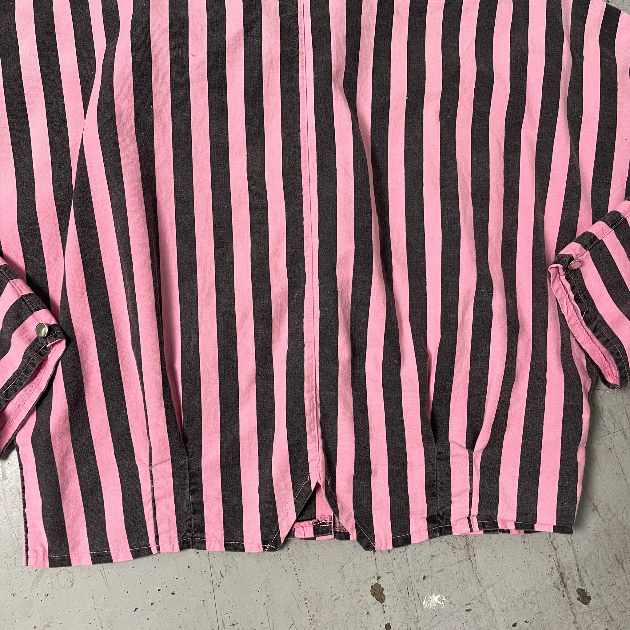 1980's Candy Striper Button Up