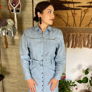 Clues Chambray Dress