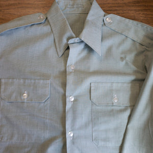 Mint military button up