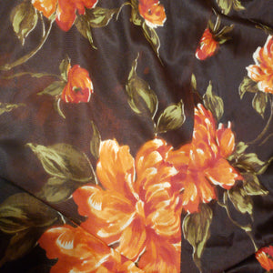 Floral 70s halter dress