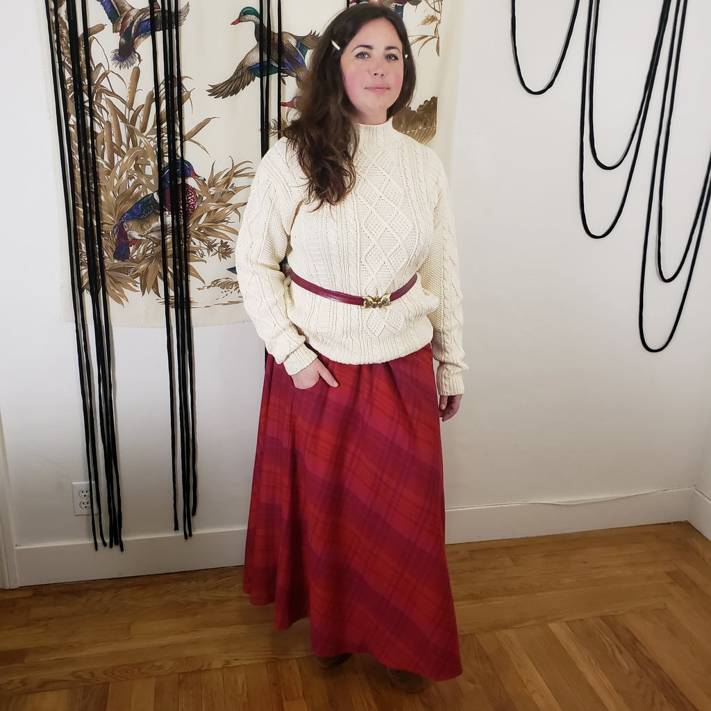 Liz Claiborne Wool Midi Skirt