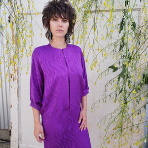 Drop waist 80s silk dress Bodega No. 3 Drop waist 80s silk dress Bodega No. 3