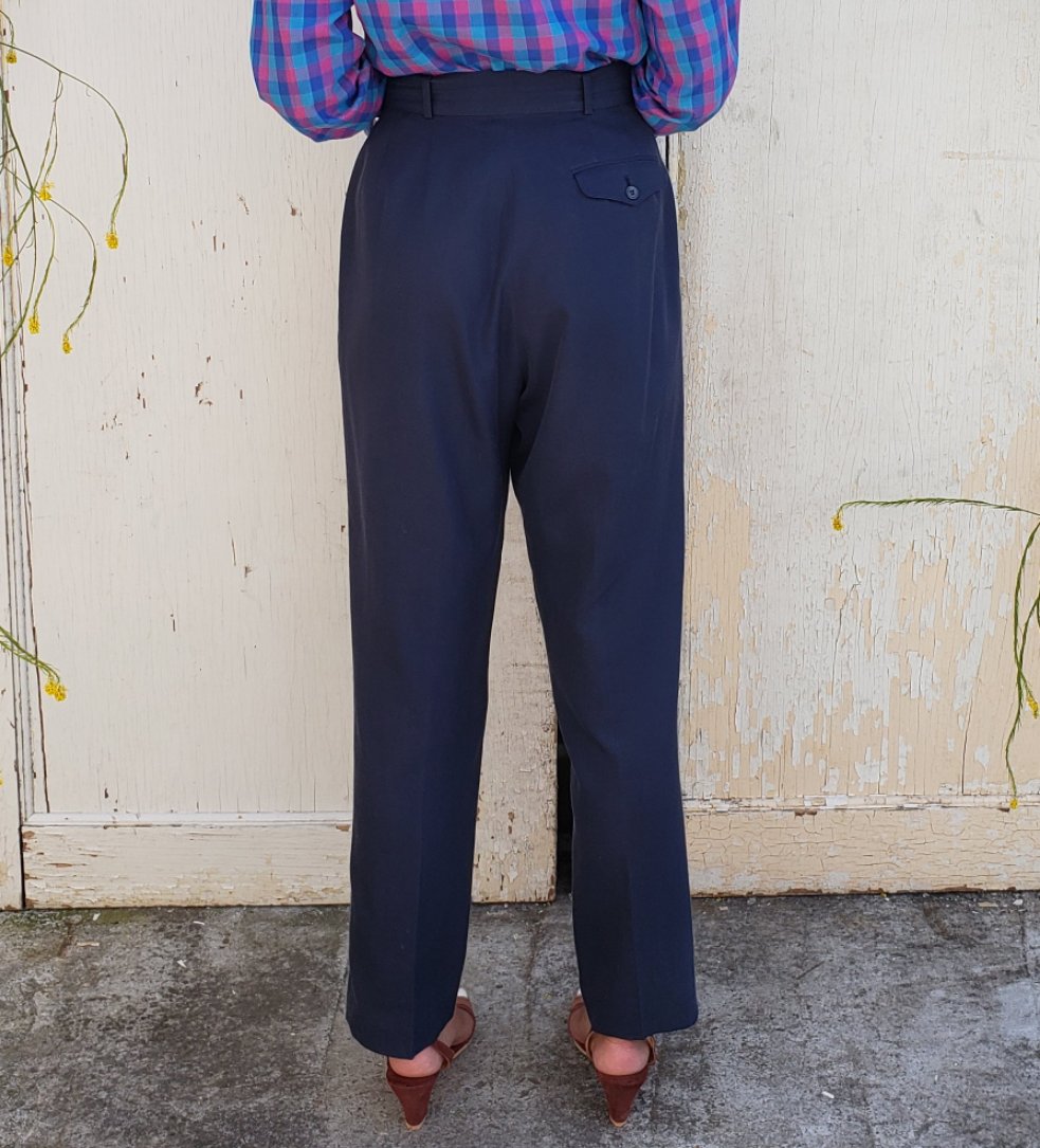 Silk blend 90s trouser