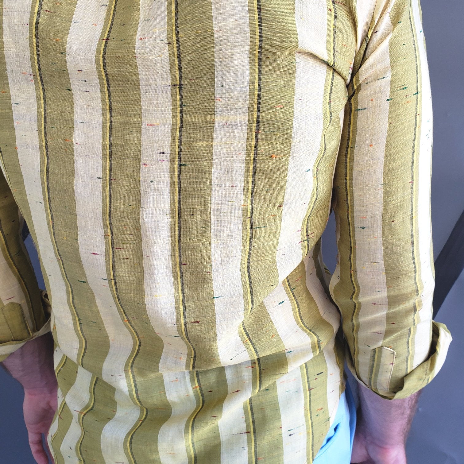 Striped 1940s button up