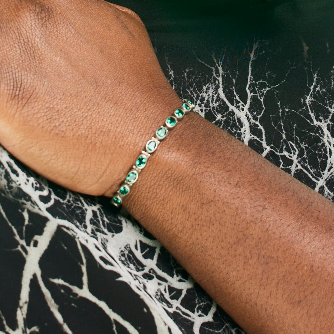 Green Crystal Braclet