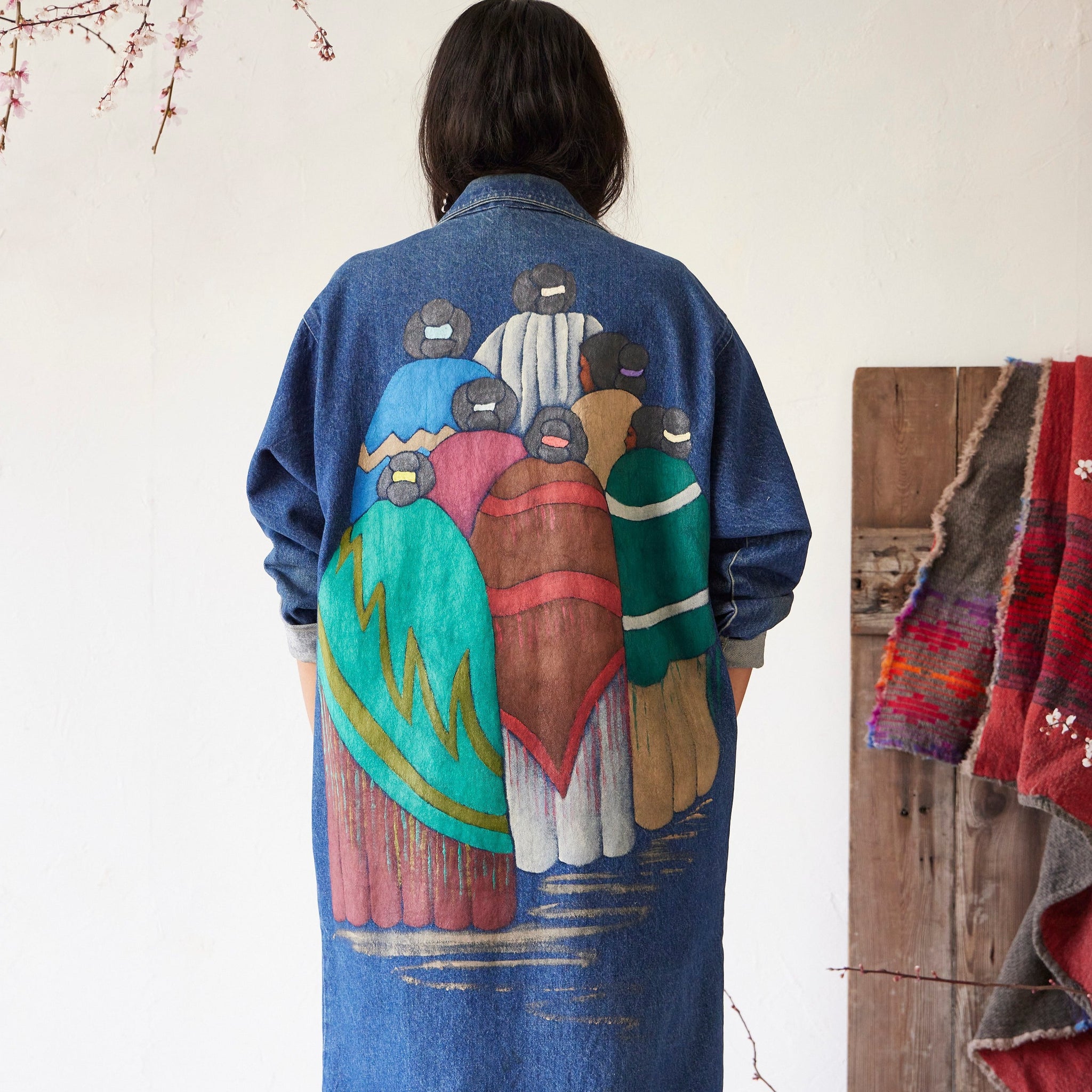 Hand Painted Duster