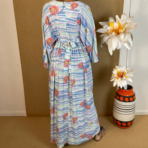 Watercolor Poppy Dress