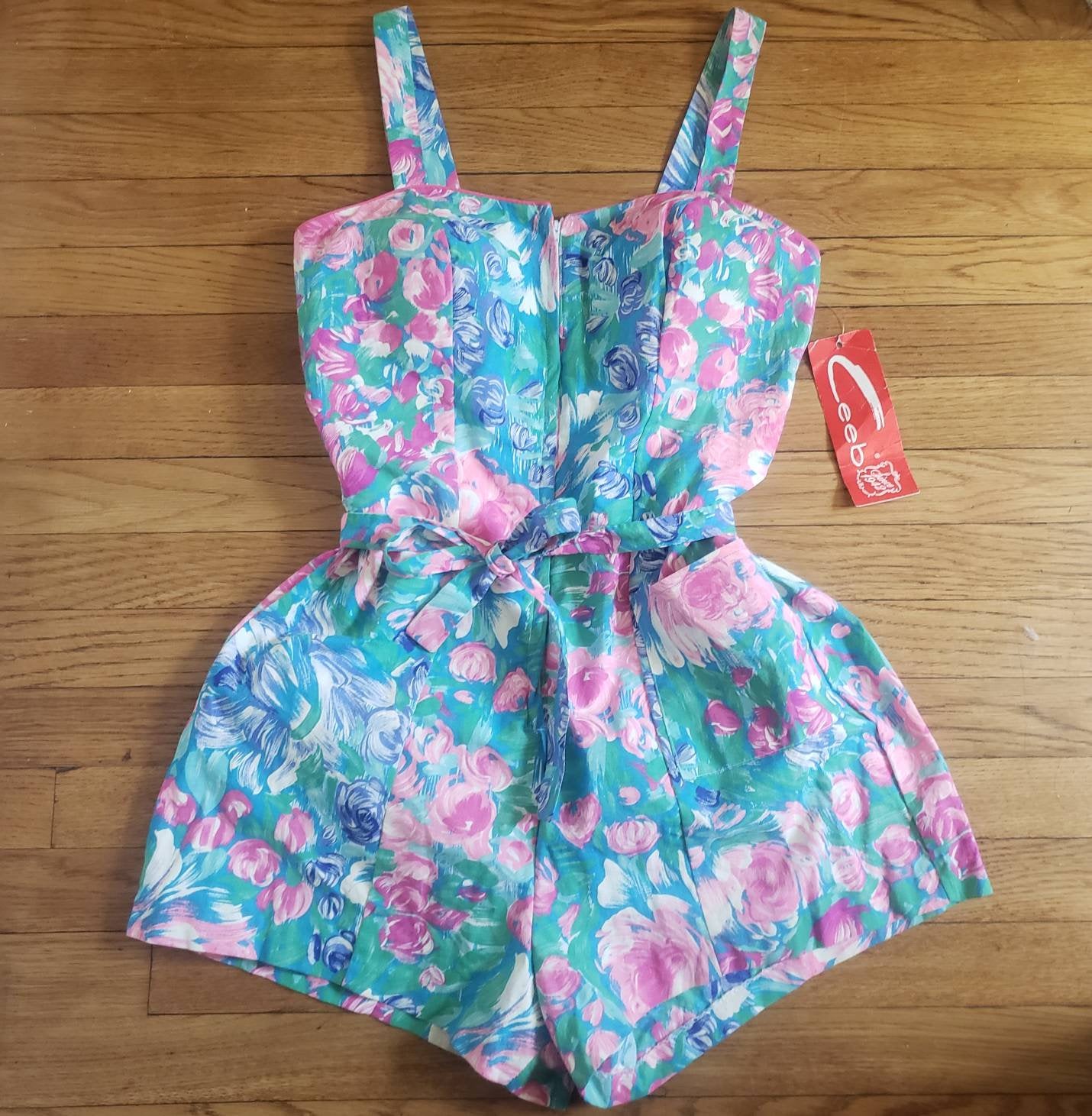 1960s Deadstock Ceeb of Miami  Playsuit  - Brand New with Tags