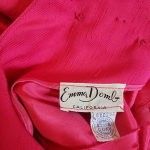 1960s Emma Domb Empire waist A-Line full length dress